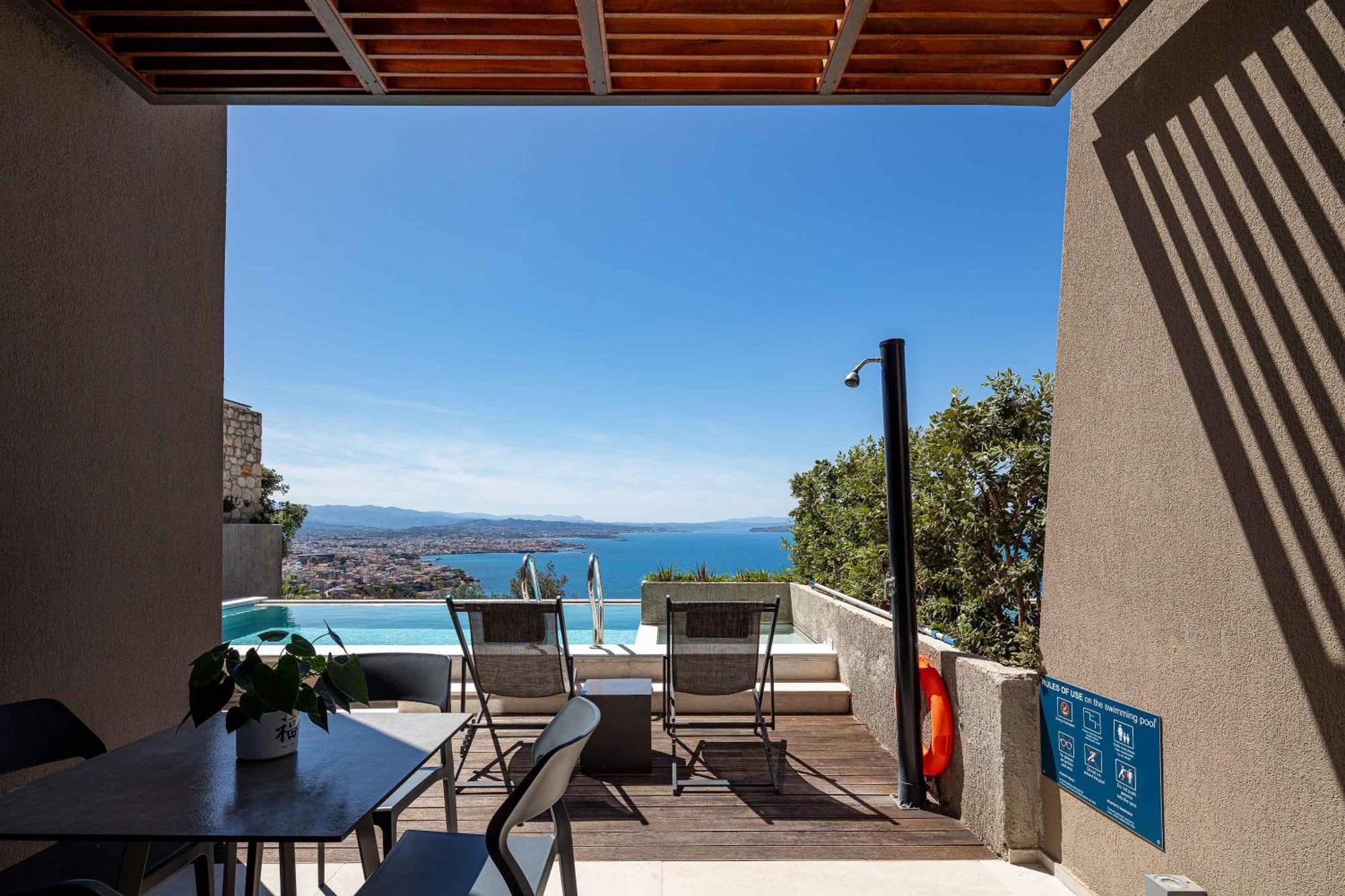 Omnia Luxury Villas - "Heated" Pools & Breathtaking Seaviews! Chania  Екстер'єр фото