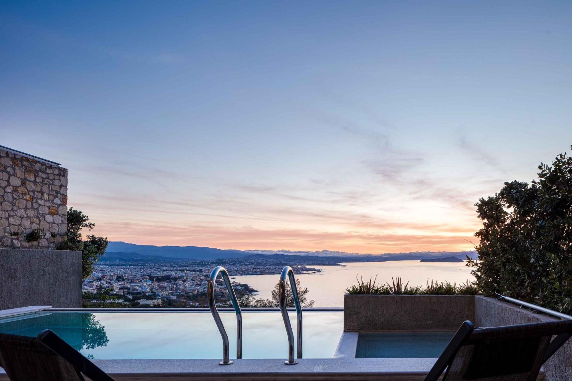 Omnia Luxury Villas - "Heated" Pools & Breathtaking Seaviews! Chania  Екстер'єр фото