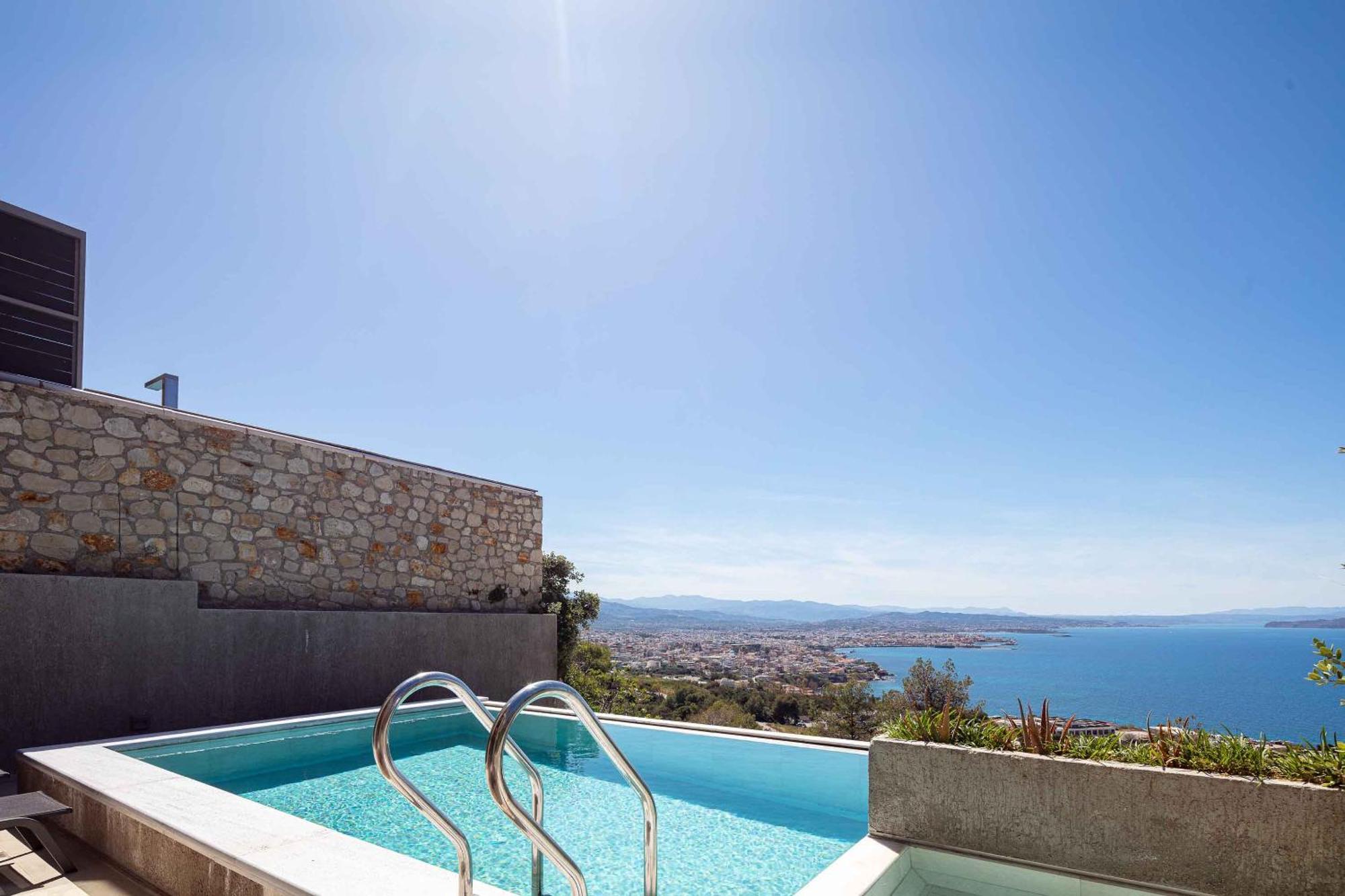 Omnia Luxury Villas - "Heated" Pools & Breathtaking Seaviews! Chania  Екстер'єр фото