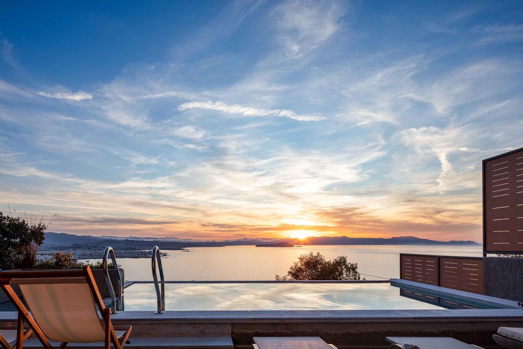 Omnia Luxury Villas - "Heated" Pools & Breathtaking Seaviews! Chania  Екстер'єр фото
