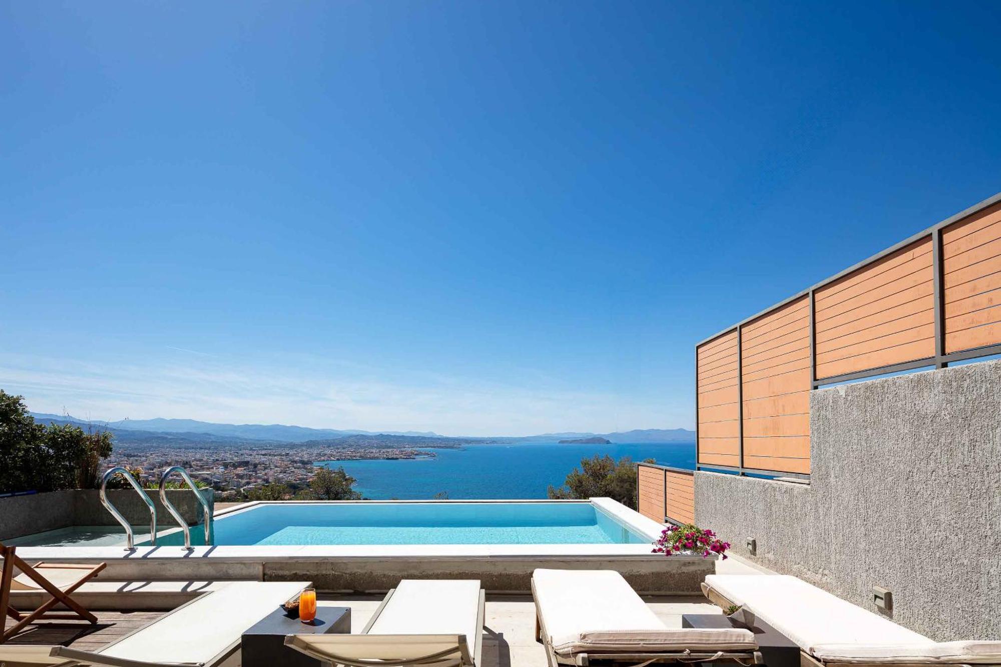 Omnia Luxury Villas - "Heated" Pools & Breathtaking Seaviews! Chania  Номер фото